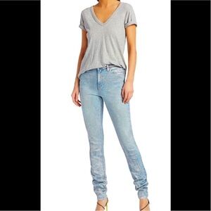 Hudson Jeans Winter Frost Coated Jeans